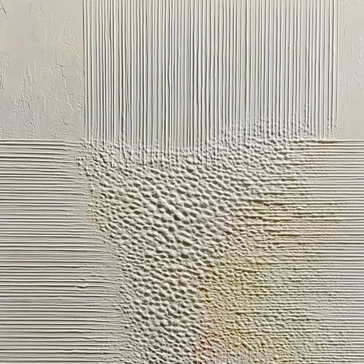 ECHOES OF STILLNESS: Vertical Wabi Sabi Textured Abstract Wall Art | rectangular format, hand-painted canvas edge