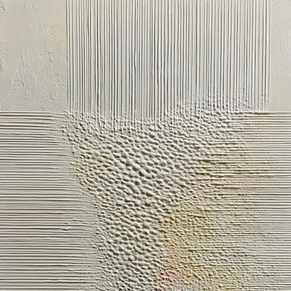 ECHOES OF STILLNESS: Vertical Wabi Sabi Textured Abstract Wall Art | rectangular format, hand-painted canvas edge