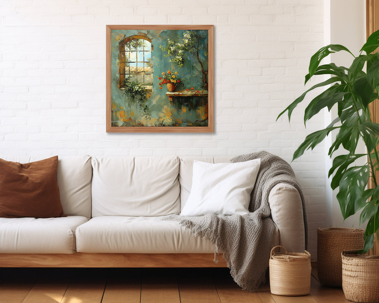 50x50 cm oil painting for living room - image 6 of 9