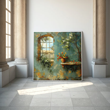 50x50 cm oil painting for living room - image 7 of 9