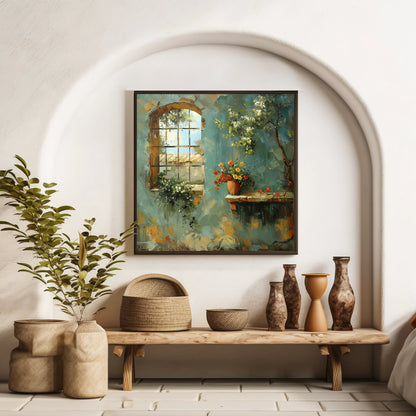 50x50 cm oil painting for living room - image 8 of 9
