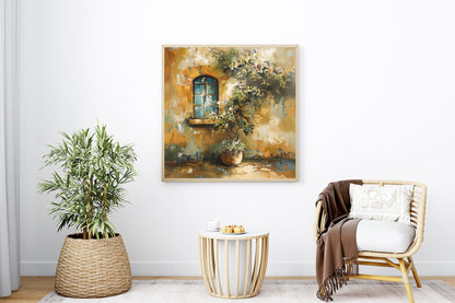 50x50 cm oil painting for home decor - image 3 of 8