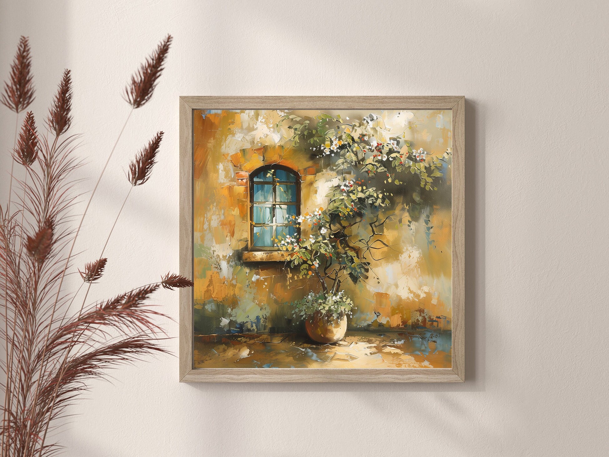50x50 cm oil painting for home decor - image 4 of 8