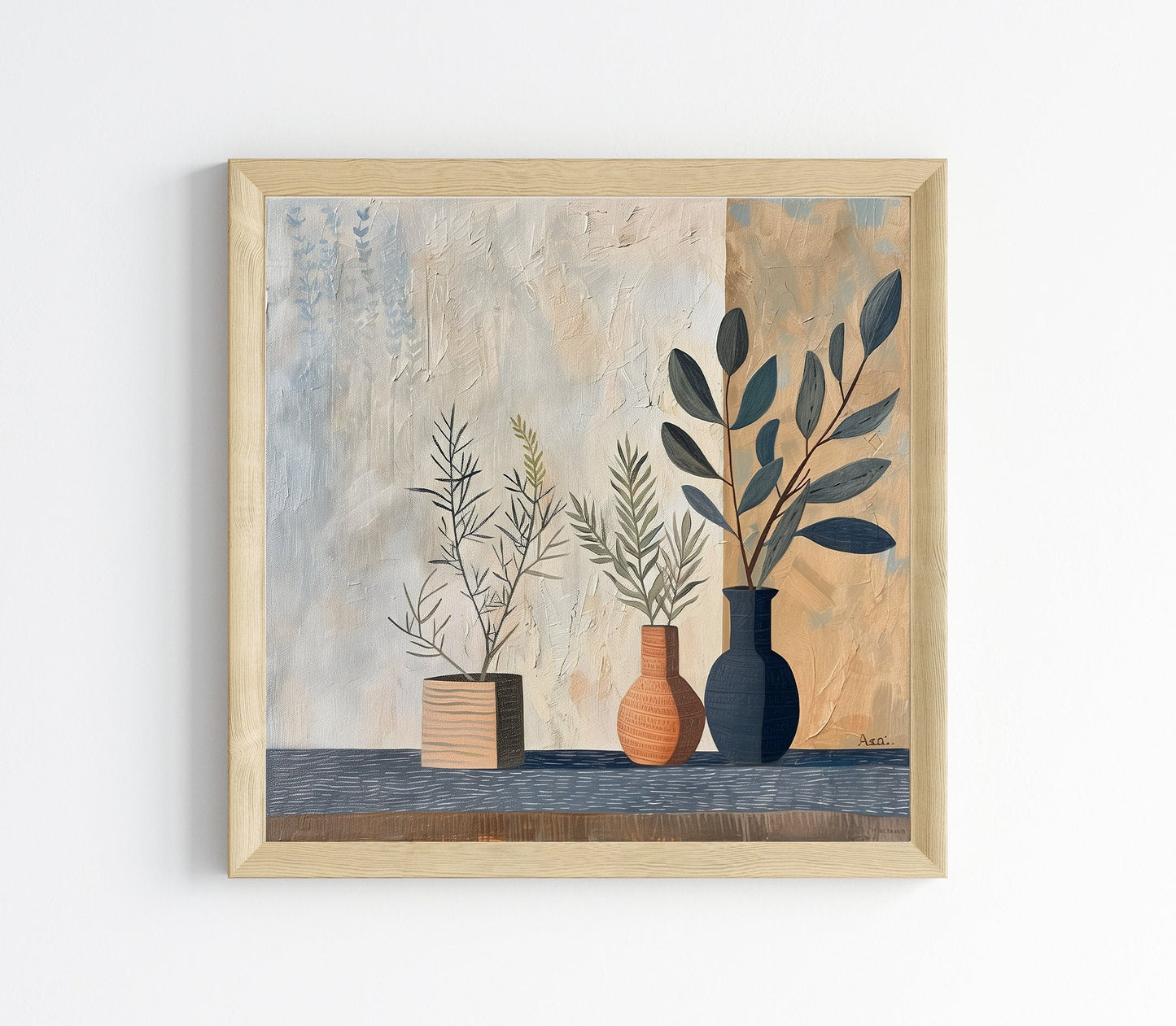 50x50 cm oil painting for home decor - image 4 of 10