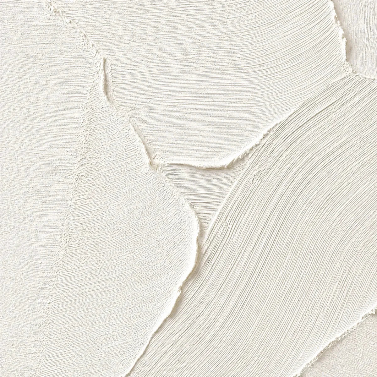WHISPER: Wabi Sabi Style Textured Abstract Painting | rectangular format, hand-painted canvas edge