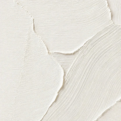 WHISPER: Wabi Sabi Style Textured Abstract Painting | rectangular format, hand-painted canvas edge