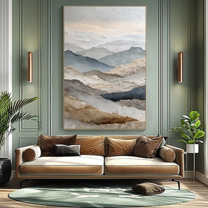 WHISPERING RIDGES | rolled canvas, ready for custom framing