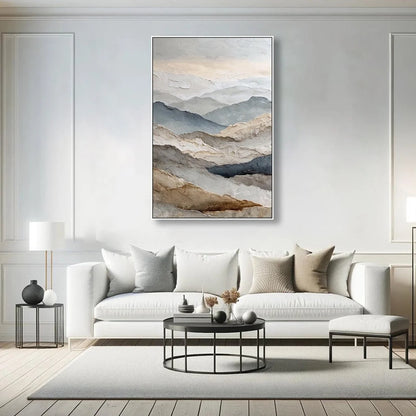 WHISPERING RIDGES | multi-color palette, original  art
