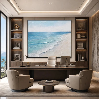 WHISPERING TIDE | rolled canvas, ready for custom framing