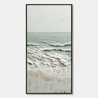 WHISPERING TIDE | hanging in , Minimalist wall art