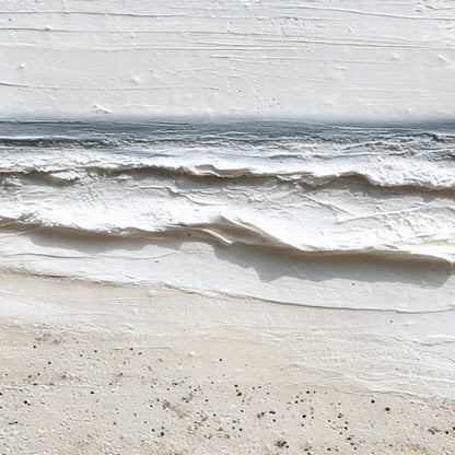 WHISPERING TIDE | black frame version on white wall
