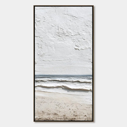 WHISPERING TIDE | hanging in , Wabi Sabi wall art