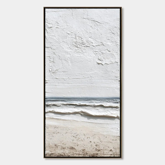 WHISPERING TIDE | hanging in , Wabi Sabi wall art