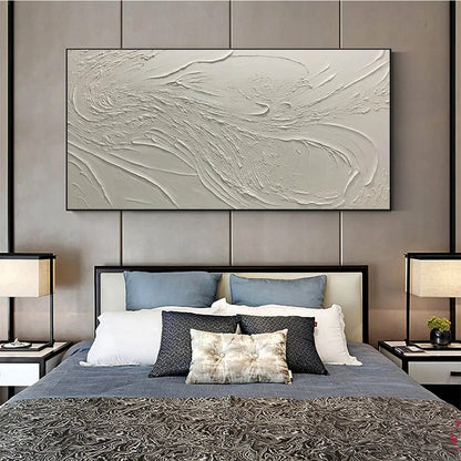 WHISPERING WINDS | black frame version on white wall