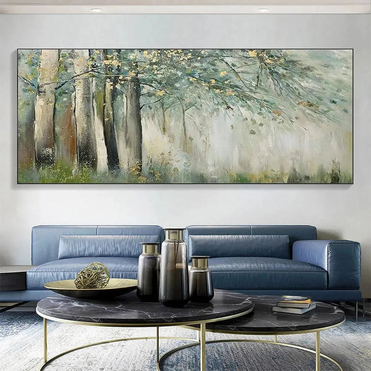 WHISPERING WOODS | green palette, original  art