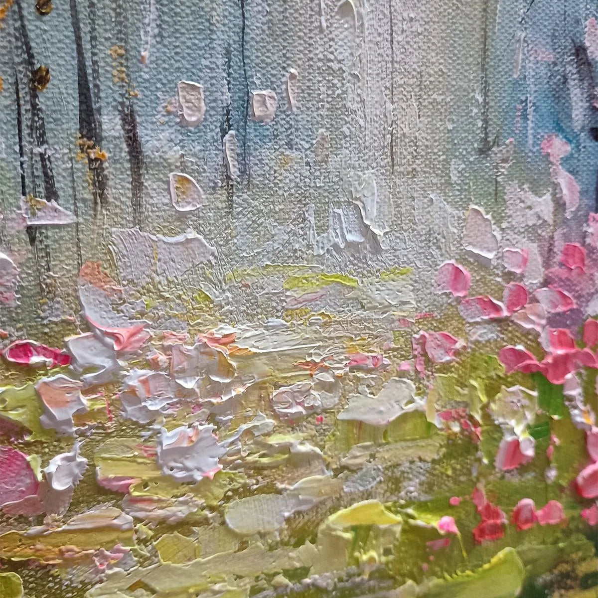 WHISPERING WOODS | rolled canvas, ready for custom framing