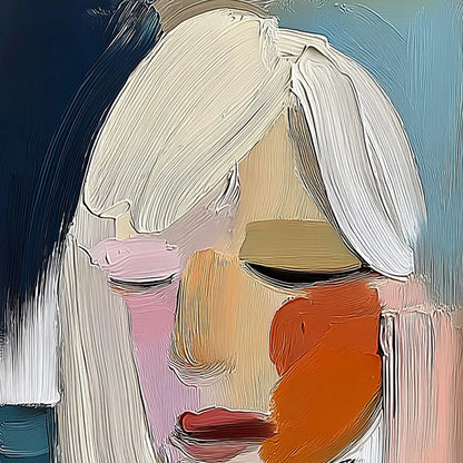 WHISPERS | rectangular format, hand-painted canvas edge