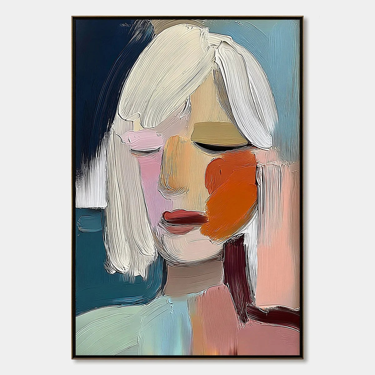WHISPERS | hanging in , Abstract wall art