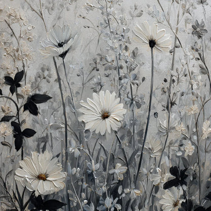WHISPERS IN THE MEADOW | rectangular format, hand-painted canvas edge