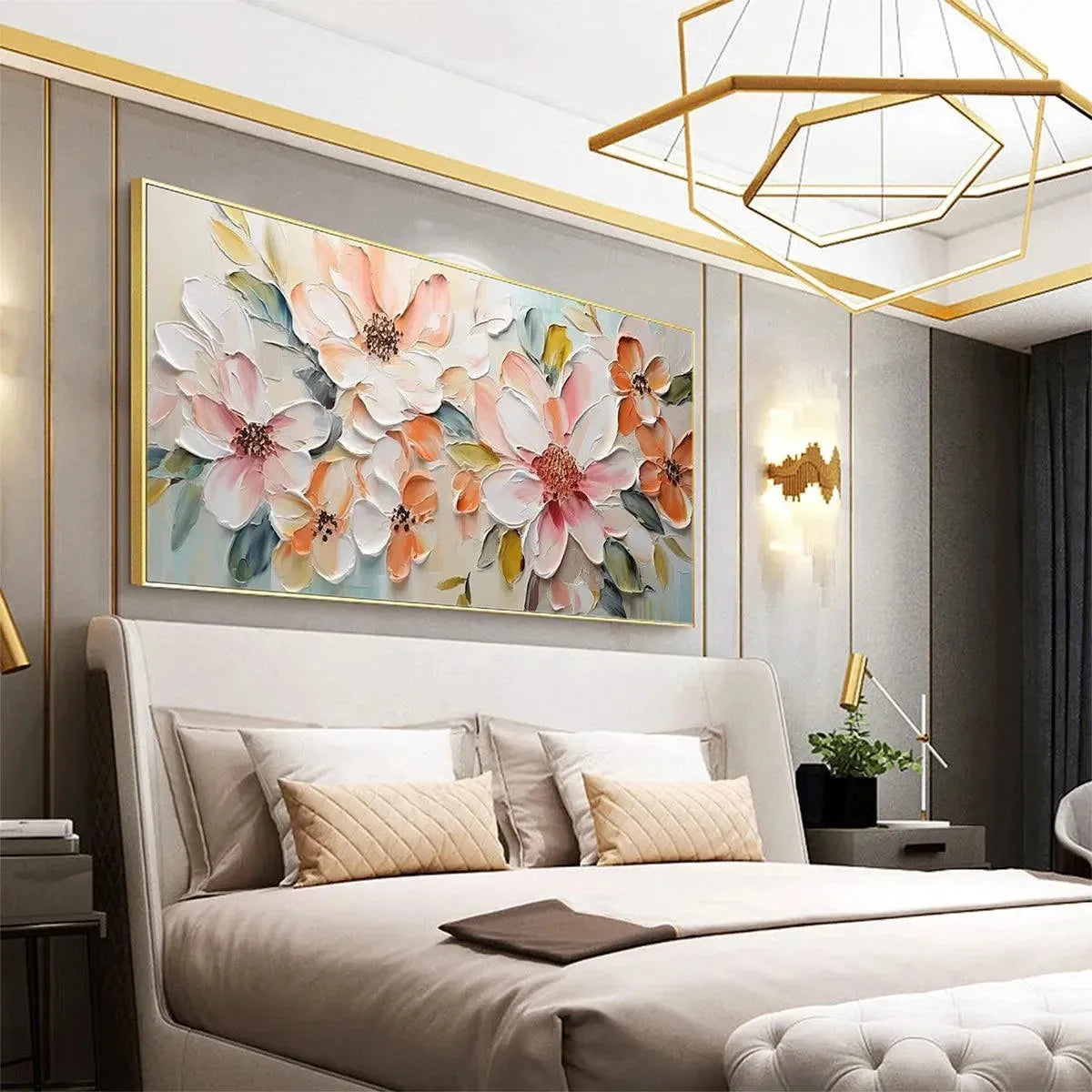 PEACH BLOSSOM | multi-color palette, original  art