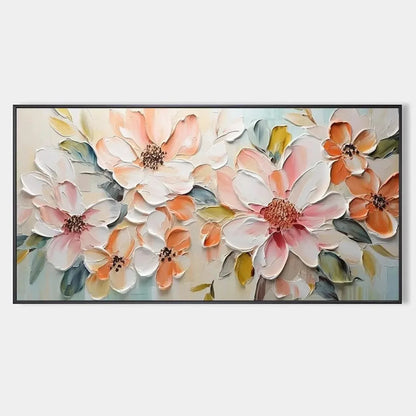 PEACH BLOSSOM | hanging in , Abstract wall art