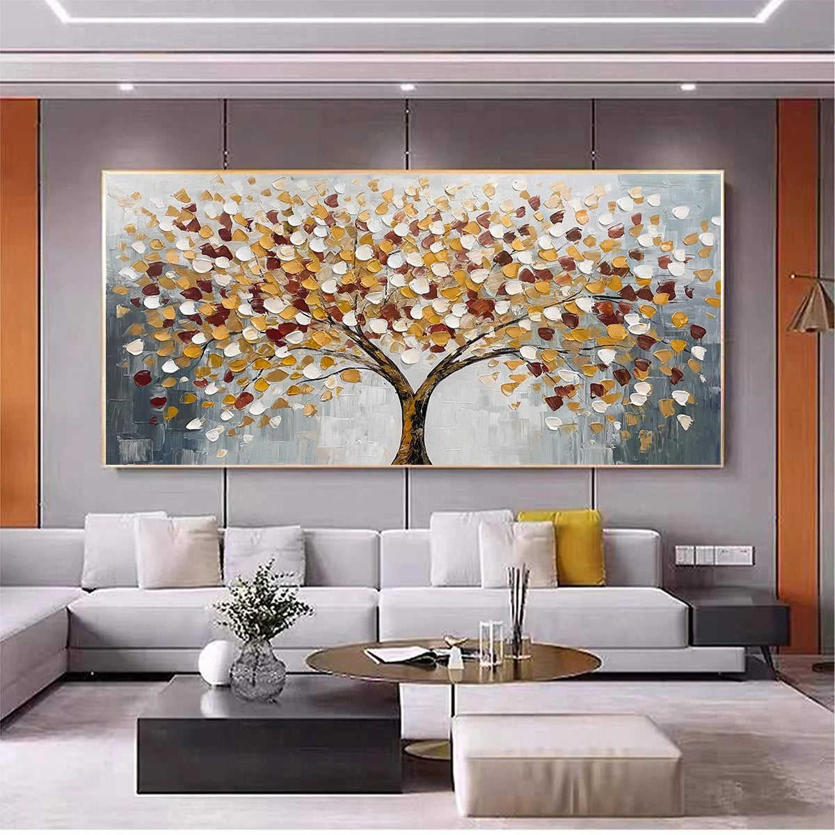 WHISPERS OF AUTUMN | black frame version on white wall
