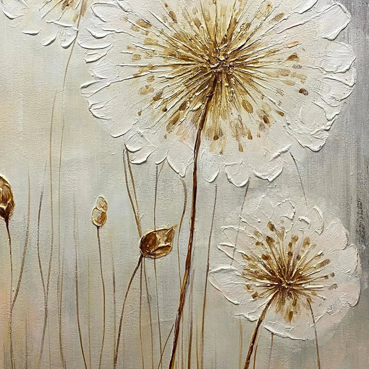 WHISPERS OF GOLD | rectangular format, hand-painted canvas edge