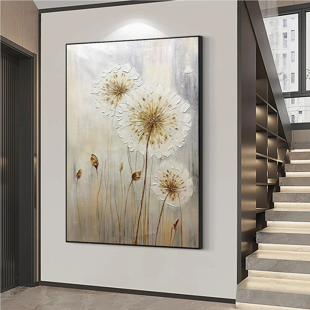WHISPERS OF GOLD | rolled canvas, ready for custom framing