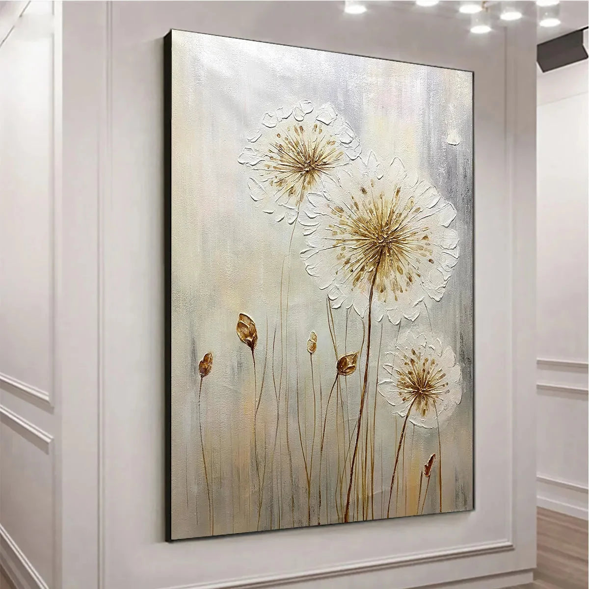 WHISPERS OF GOLD | Abstract mood, soft natural light studio shot