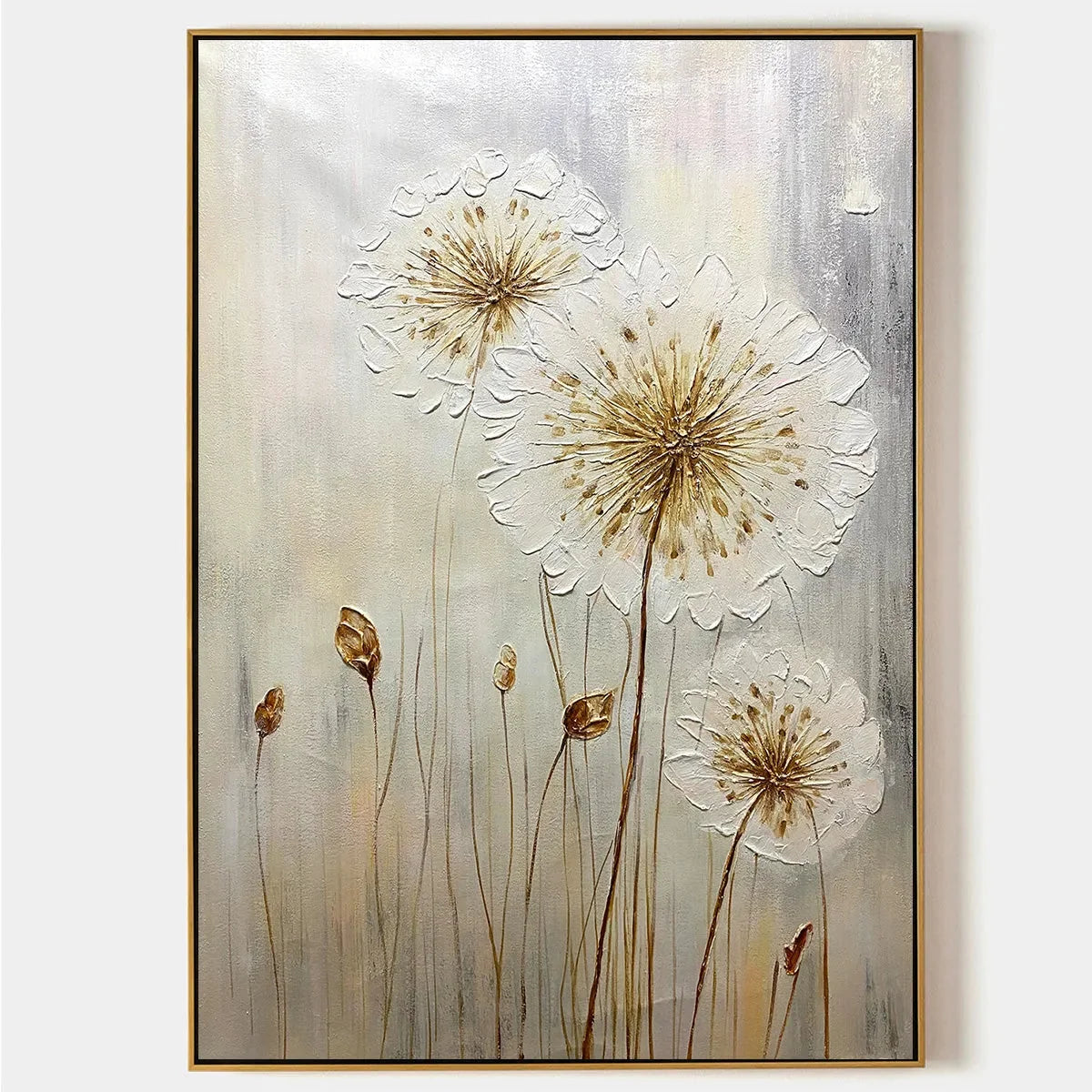 WHISPERS OF GOLD | hanging in , Abstract wall art