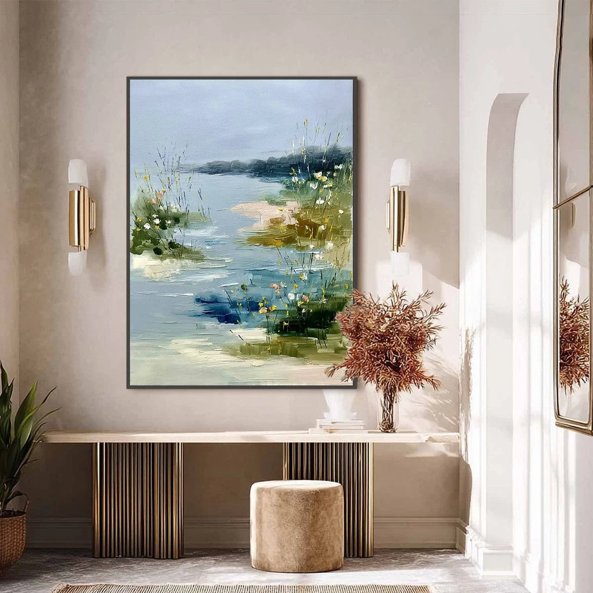 WHISPERS OF THE MARSH | black frame version on white wall