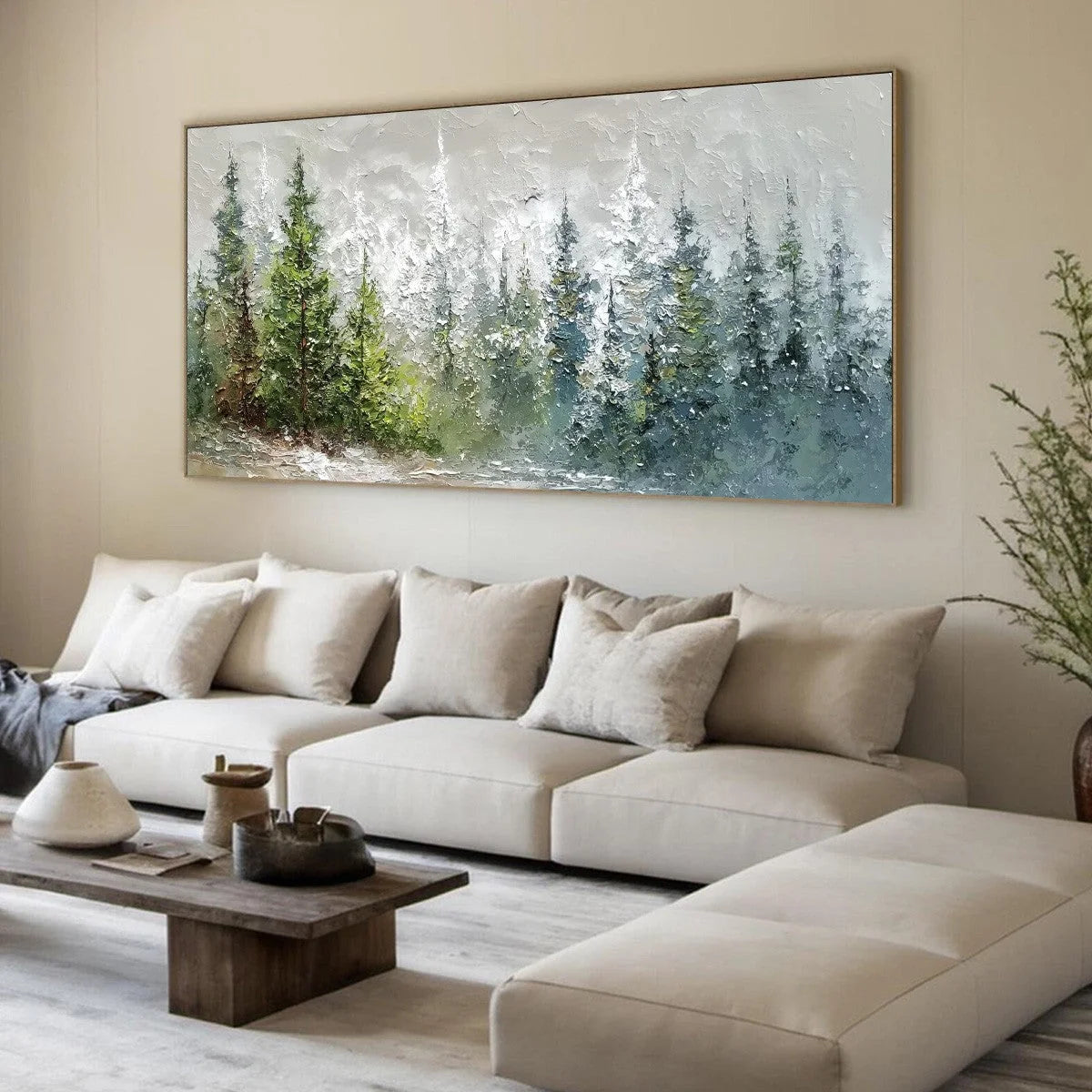 WHISPERS OF THE PINES | multi-color palette, original  art