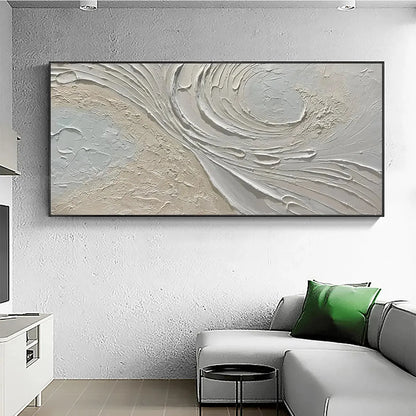 WHISPERS OF THE WIND | Abstract closeup, raised brushwork detail