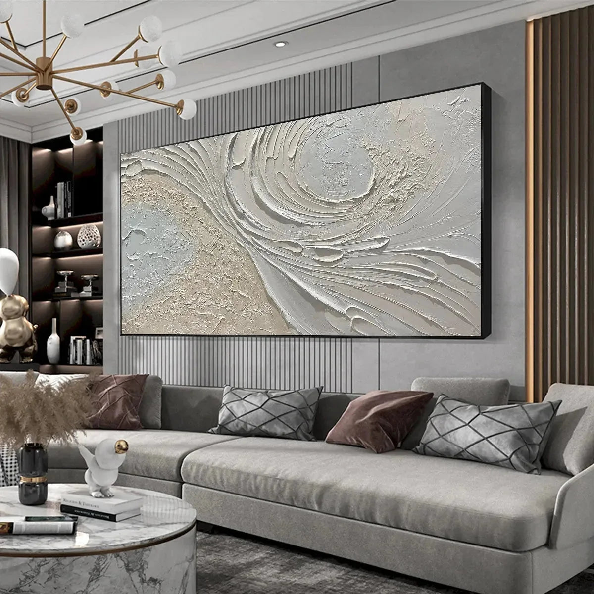 WHISPERS OF THE WIND | beige palette, original  art