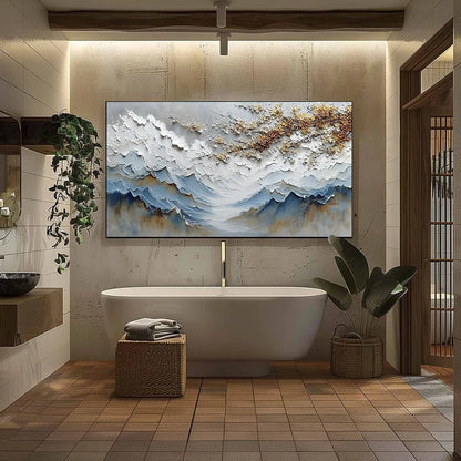 WHISPERS OF THE VALLEY | black frame version on white wall