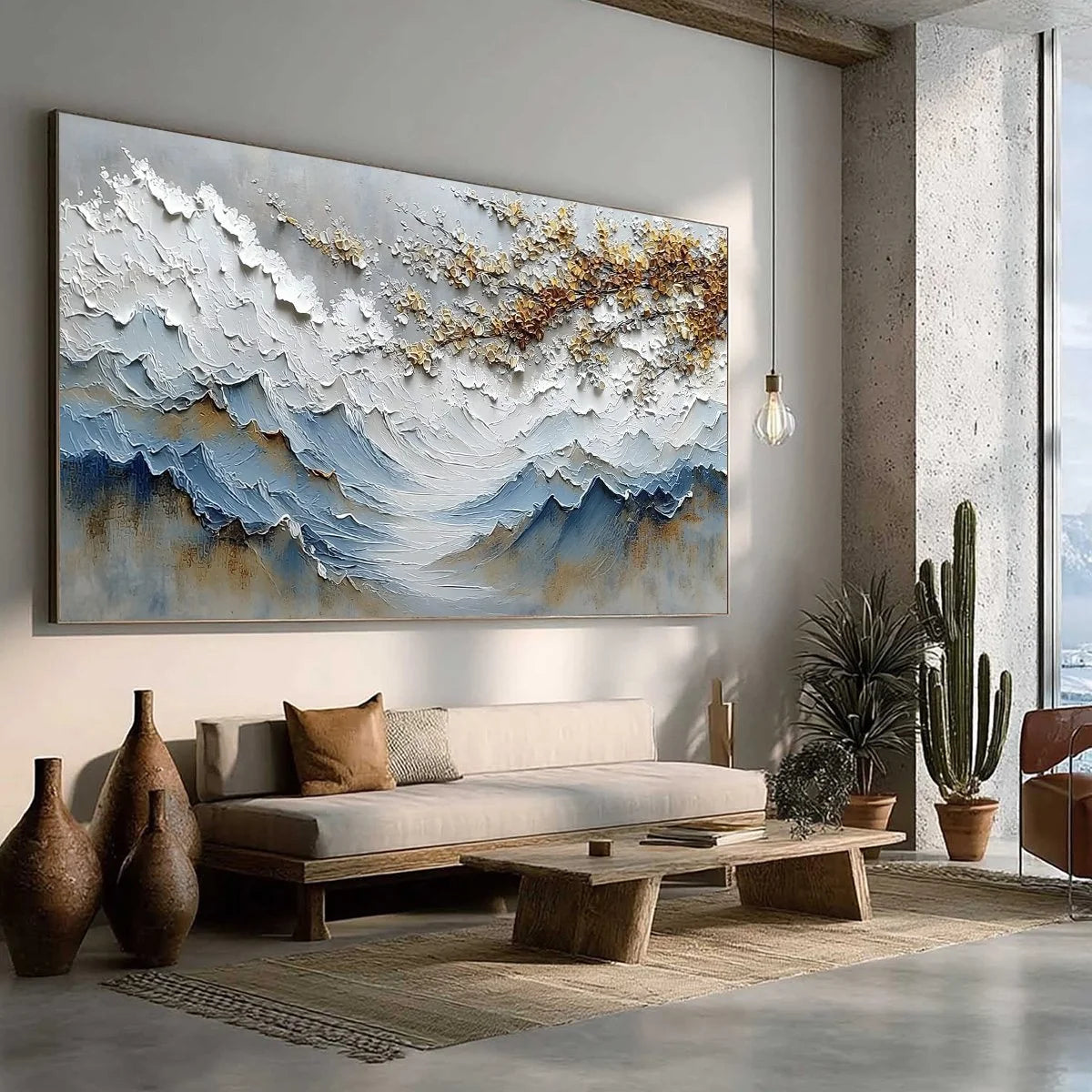 WHISPERS OF THE VALLEY | yellow palette, original  art