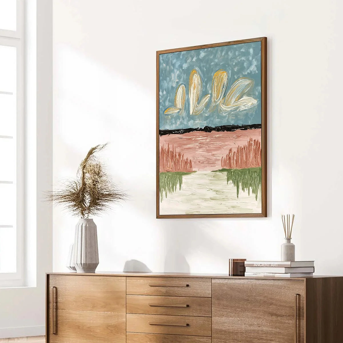 WHISPERS ON THE WATER | multi-color palette, original  art