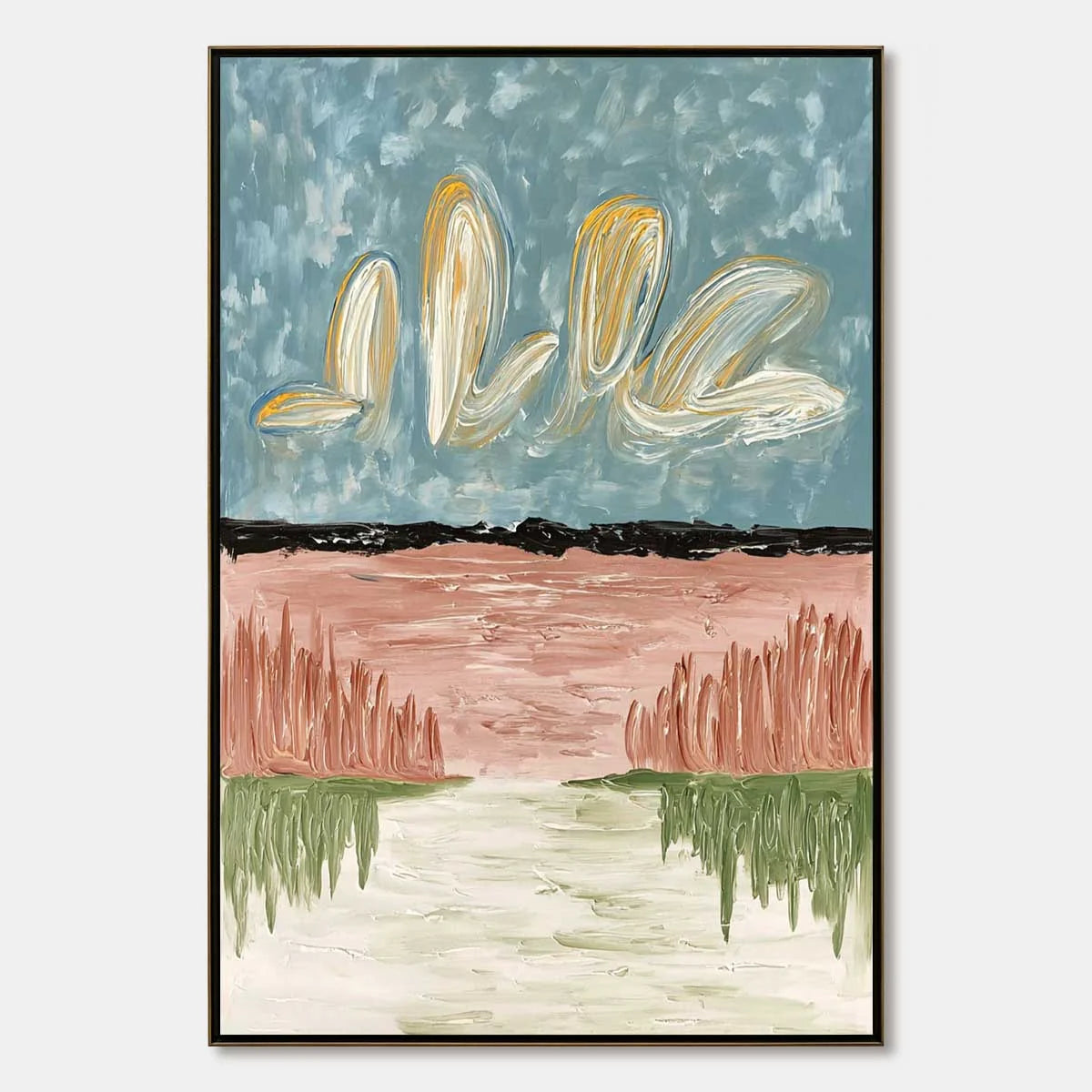 WHISPERS ON THE WATER | hanging in , Abstract wall art