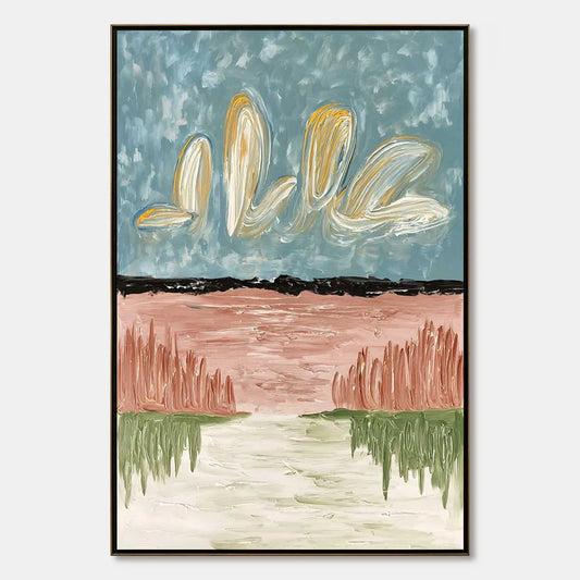 WHISPERS ON THE WATER | hanging in , Abstract wall art