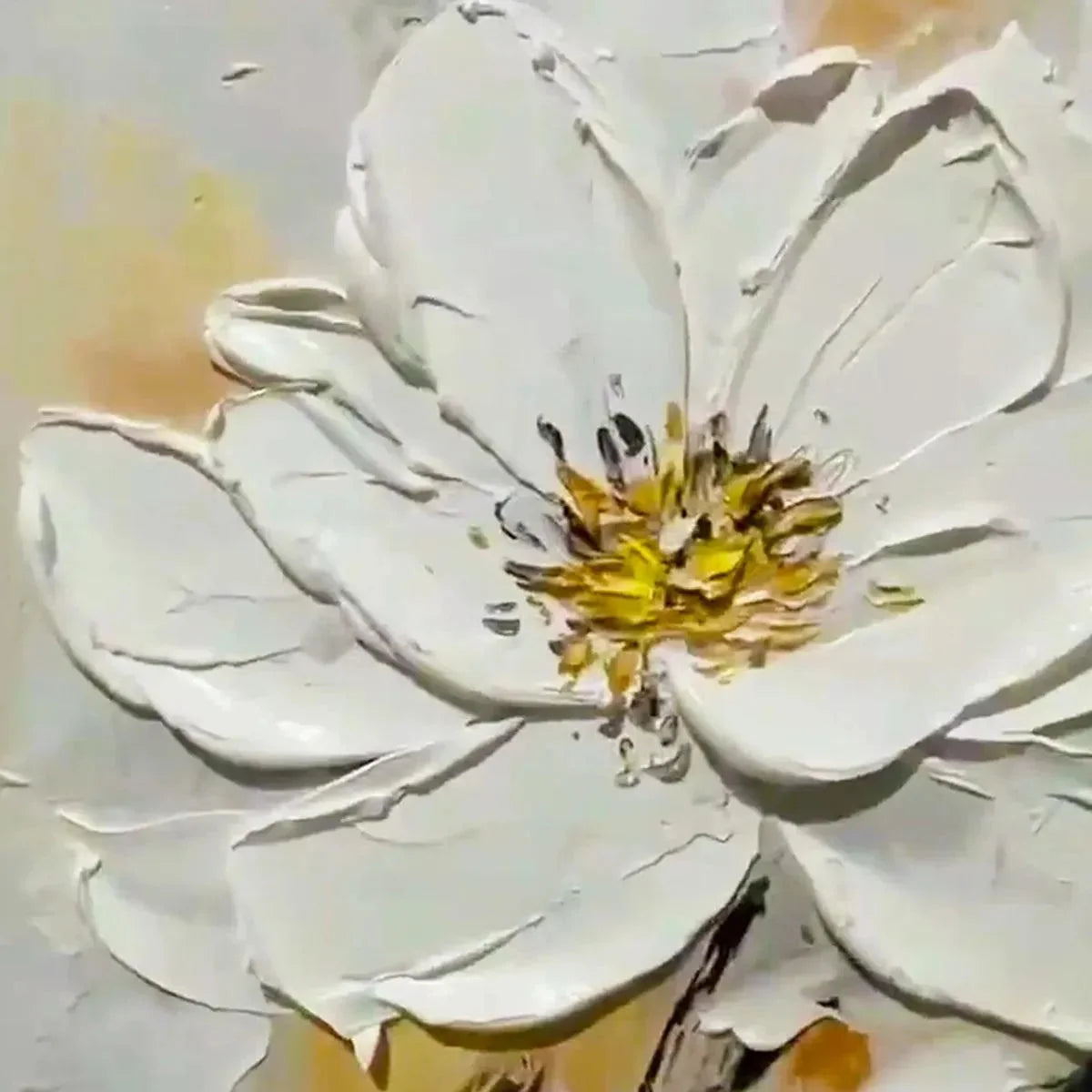 WHITE BLOSSOM | multi-color palette, original  art