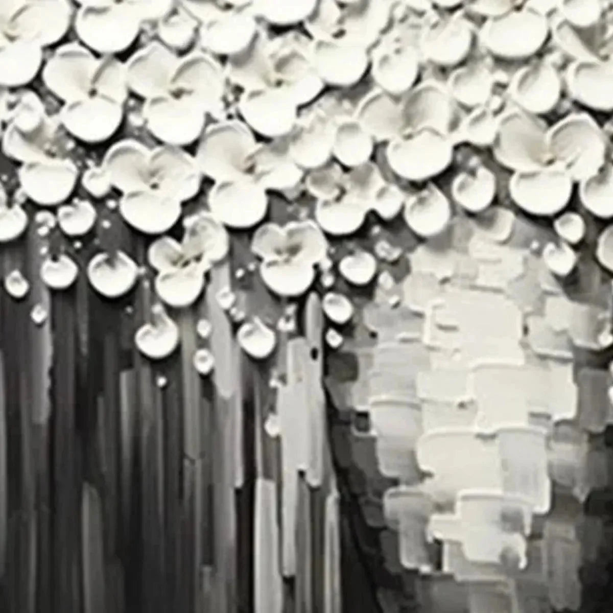 WHITE BOUQUET | rolled canvas, ready for custom framing