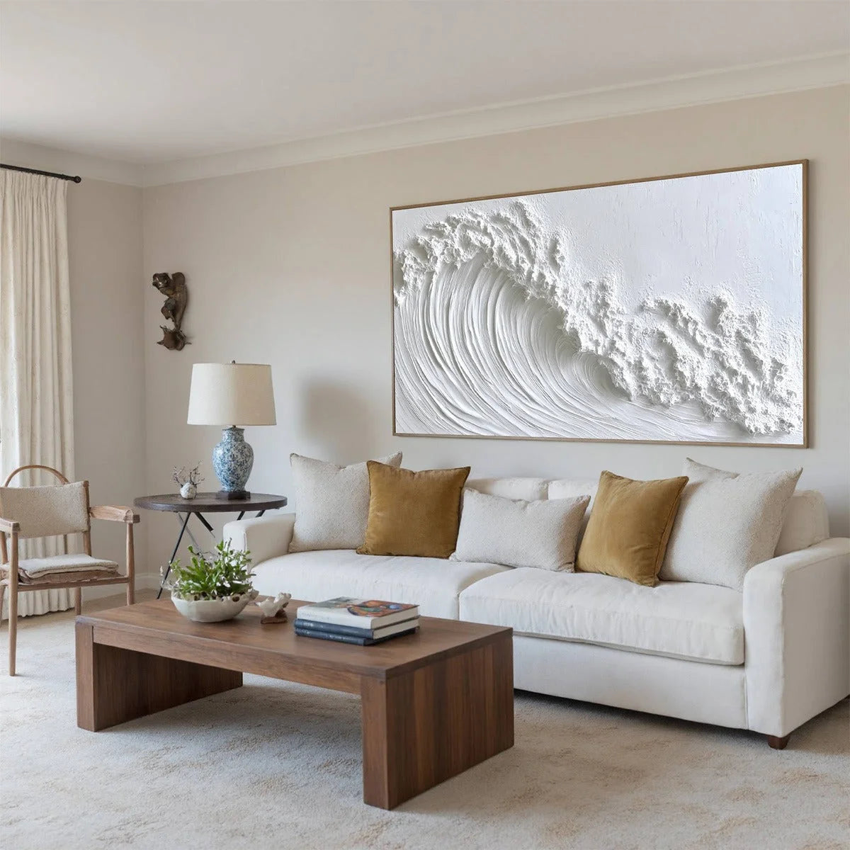 WHITE CREST | Abstract mood, soft natural light studio shot