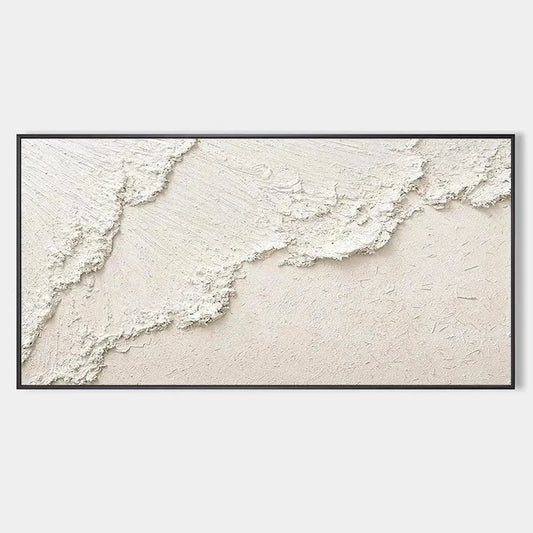 WHITE CREST | hanging in , Abstract wall art