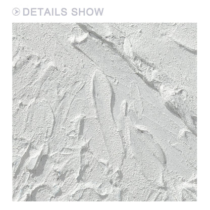 White Impasto Painting: 3D Texture, Minimalist Nordic Wall Art #6