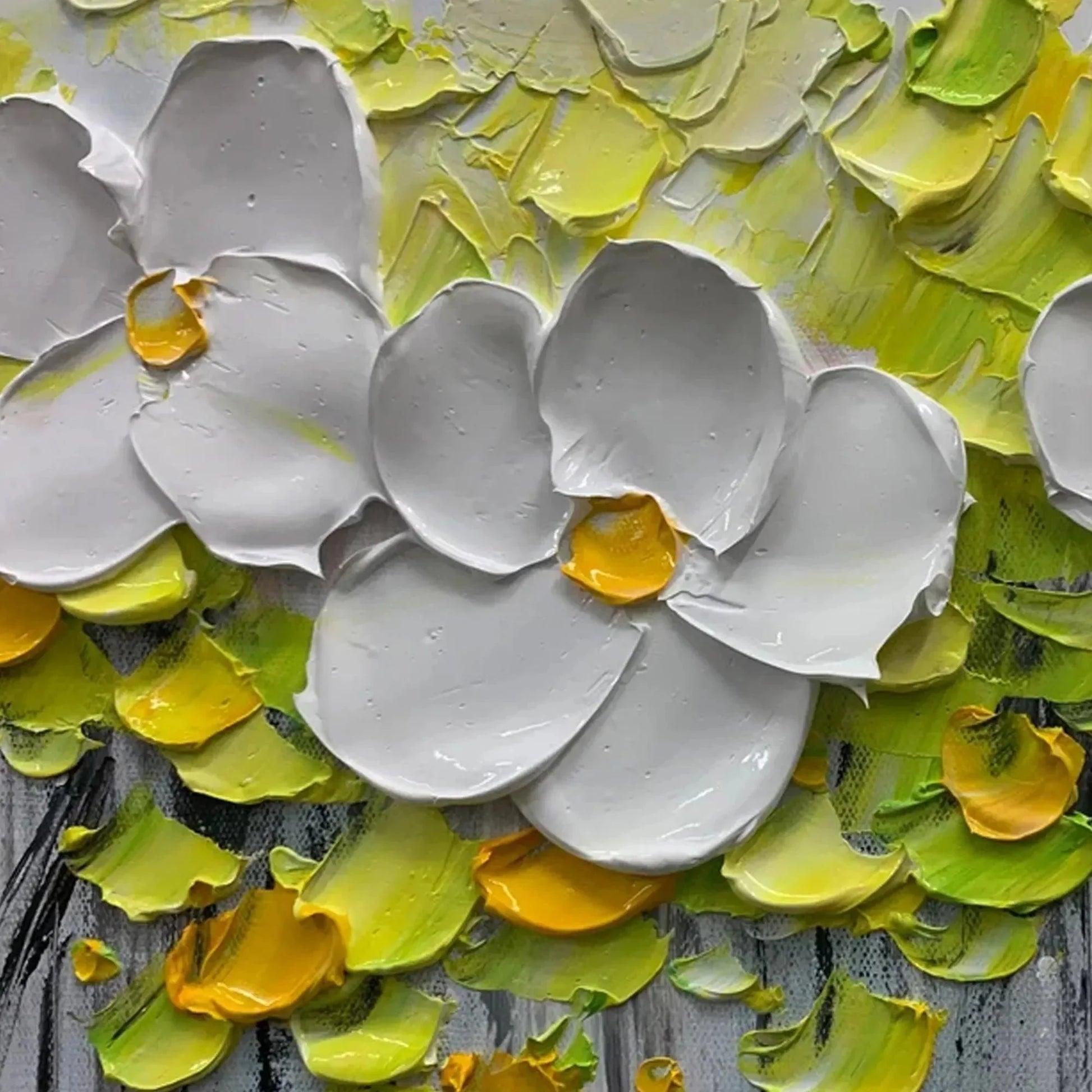 WHITE MAGNOLIAS | rolled canvas, ready for custom framing