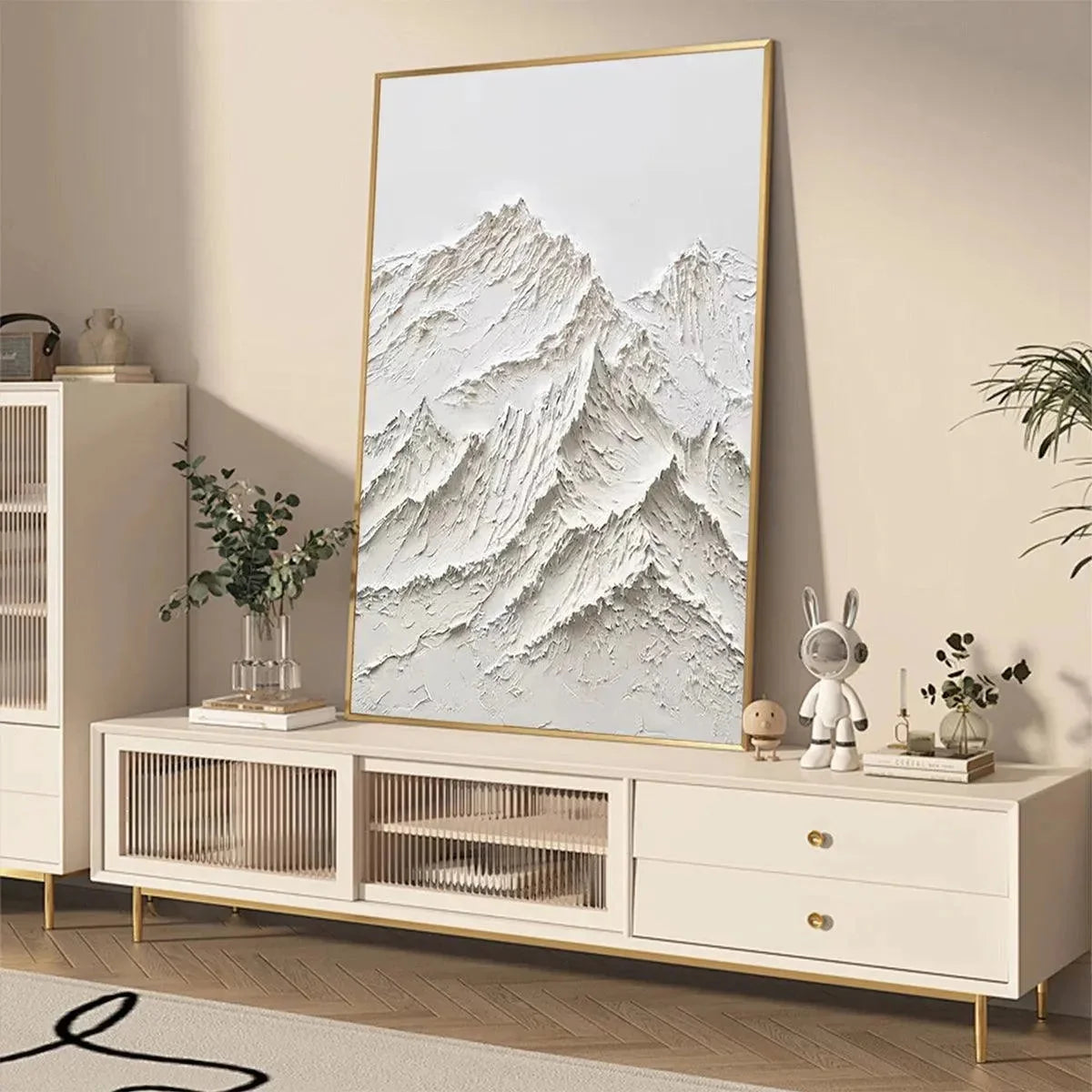WHITE MOUNTAIN | rolled canvas, ready for custom framing