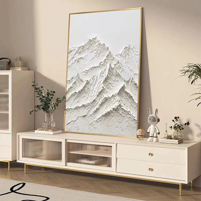 WHITE MOUNTAIN | rolled canvas, ready for custom framing
