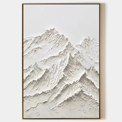 WHITE MOUNTAIN | hanging in , Abstract wall art