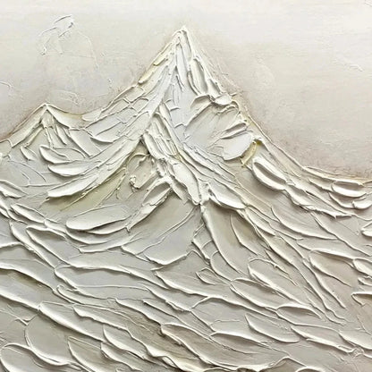 WHITE MOUNTAINS | rolled canvas, ready for custom framing