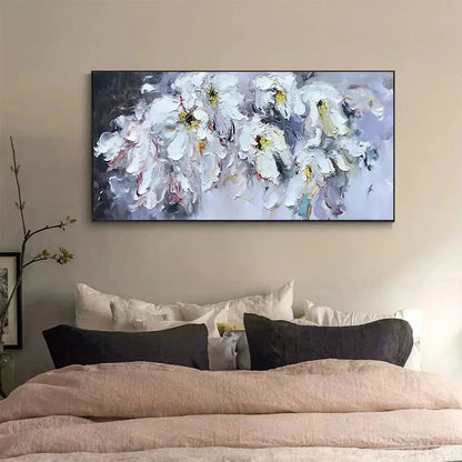 WHITE PETAL DREAM | multi-color palette, original  art